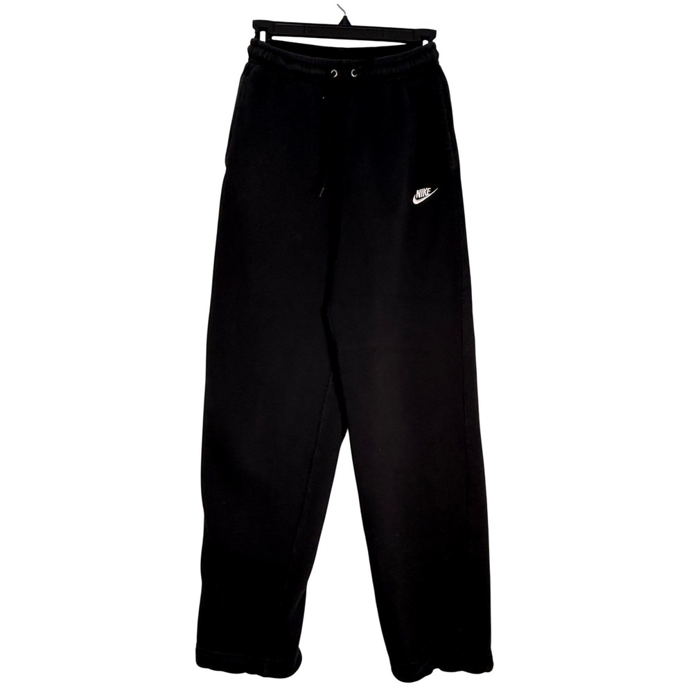 Nike Womens Sportswear Fleece Sweatpants Black Straight Leg XS BV2707-010